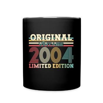 20ème Anniversaire Original 2004 Millésime 2004 - Mug uni - noir - Devant