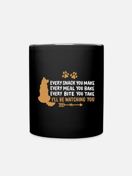 Hundeliebhaber Hundebesitzer - Tasse einfarbig - Schwarz