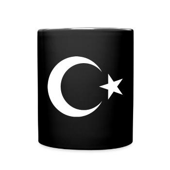 Milli Takim Ay Yildiz Türkisch Flagge DNA - Tasse einfarbig - Schwarz - Vorne