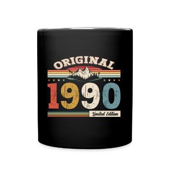 35th Birthday Year 1990 Year 1990 Original - Full Colour Mug - black - Front