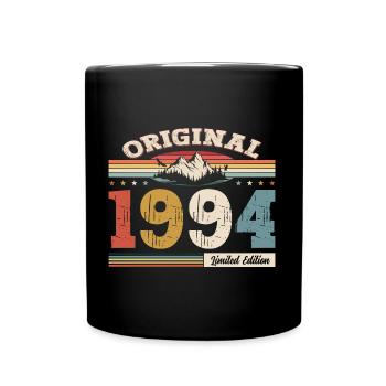 30th Birthday Year 1994 Vintage 1994 Original - Full Colour Mug - black - Front
