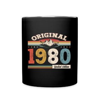 44ème Anniversaire Année 1980 Cru 1980 Original - Mug uni - noir - Devant