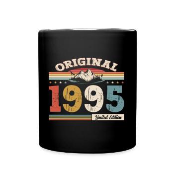 30. Geburtstag Baujahr 1995 Jahrgang 1995 Original - Tasse einfarbig - Schwarz - Vorne