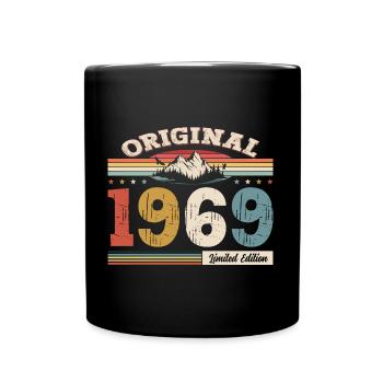 55th Birthday Year 1969 Year 1969 Original - Full Colour Mug - black - Front