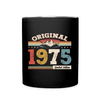 50ème Anniversaire Année 1975 Cru 1975 Original - Mug uni - noir - Devant