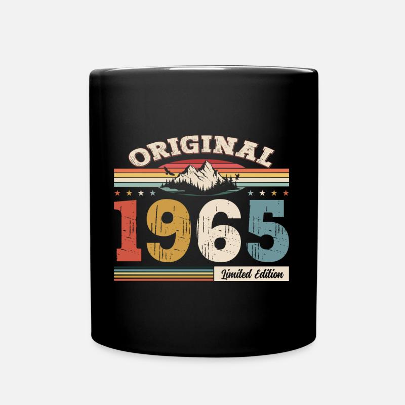 60e anniversaire Année 1965 Année 1965 Original - Mug uni - noir