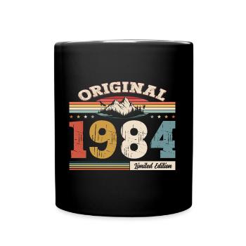 40th Birthday Year 1984 Year 1984 Original - Full Colour Mug - black - Front