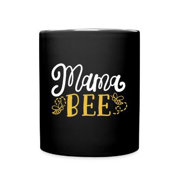 Imker Mama Muttertag - Tasse einfarbig - Schwarz - Vorne