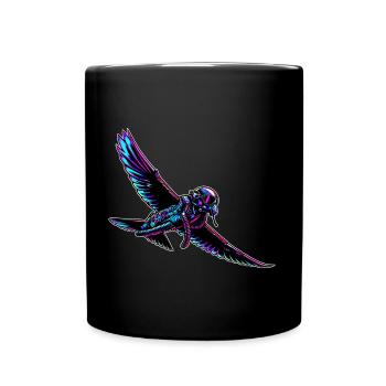 Adler Pilote de chasse - Mug uni - noir - Devant