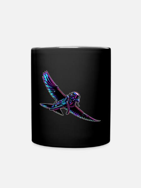 Adler Fighter Pilot - Full Colour Mug - black