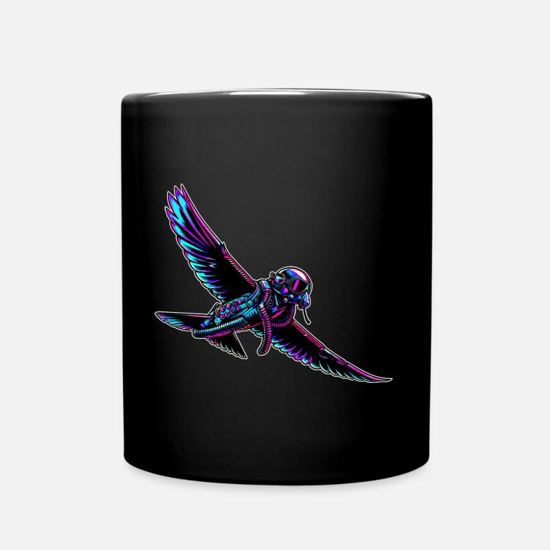 Adler Fighterpilot - Tasse einfarbig - Schwarz