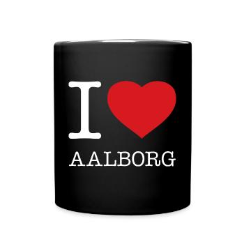 J'AIME AALBORG - Mug uni - noir - Devant