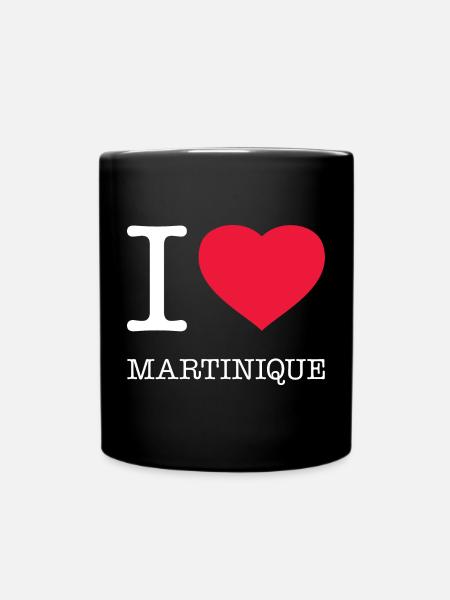 J'AIME LA MARTINIQUE - Mug uni - noir