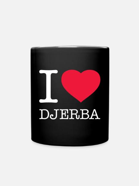 J'AIME DJERBA Tunisie Tunisie - Mug uni - noir