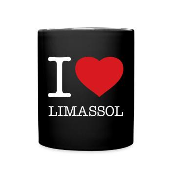 I LOVE LIMASSOL Cyprus - Full Colour Mug - black - Front