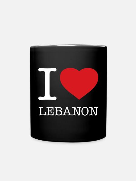 J’ADORE LE LIBAN - Mug uni - noir