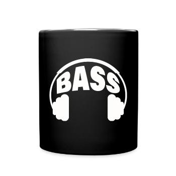 BASS - Tasse einfarbig - Schwarz - Vorne