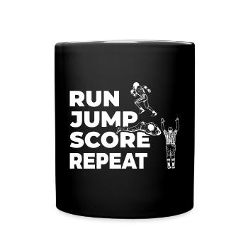 Le dicton du football américain - Mug uni - noir - Devant