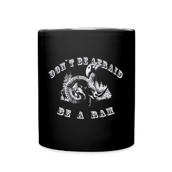 Be an Aries - Full Colour Mug - black - Front