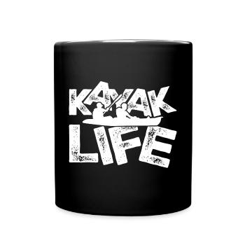 Kayak Life Duo - Full Colour Mug - black - Front