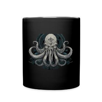 Cthulhu Lord and Savior Monster Horror T-Shirt - Tasse einfarbig - Schwarz - Vorne