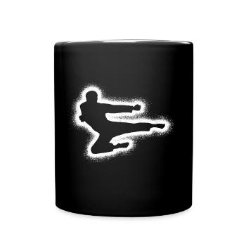 Taekwondo Arts Martiaux Garçons Enfants Hommes Karaté - Mug uni - noir - Devant