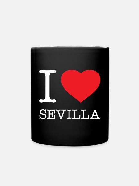 J’AIME SÉVILLE Espagne Espagnol - Mug uni - noir