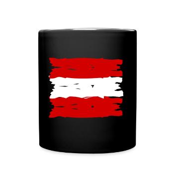 The fans from Austria - Full Colour Mug - black - Front