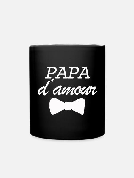 fêtes des pères cadeau fête des pères - Mug uni - noir