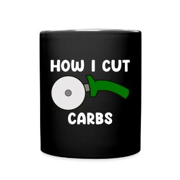 Pizza - Full Colour Mug - black - Front