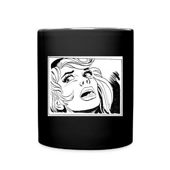 34 Girl - Full Colour Mug - black - Front