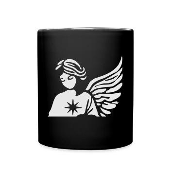 Canne à pêche - Mug uni - noir - Devant