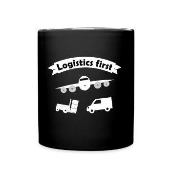 Les logisticiens arrivent - Mug uni - noir - Devant