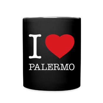 I LOVE PALERMO - Tasse einfarbig - Schwarz - Vorne