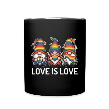 Mois de la fierté LGBT - Love is Love - Mug uni - noir - Devant