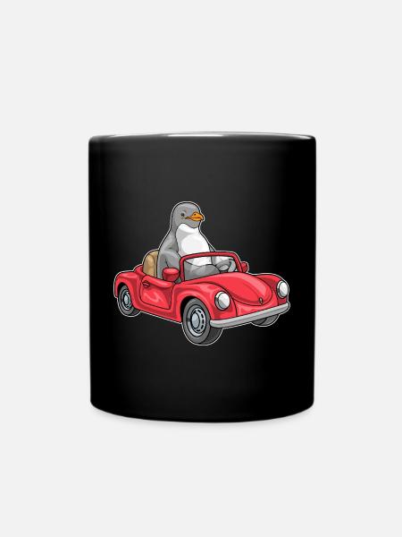 Voiture Pingouin - Mug uni - noir