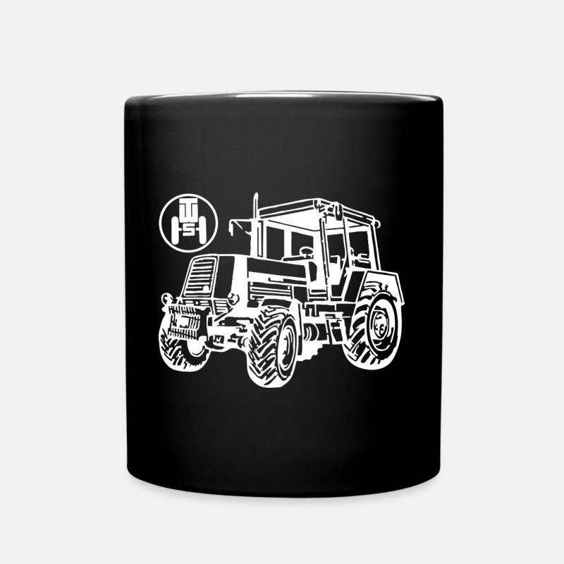 Traktor Fortschritt ZT320 - Tasse einfarbig - Schwarz