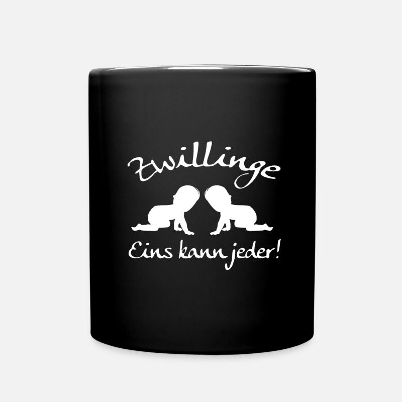 Twins, one can anyone! - Full Colour Mug - black