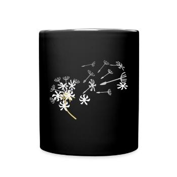 pusteblume 2 - Full Colour Mug - black - Front
