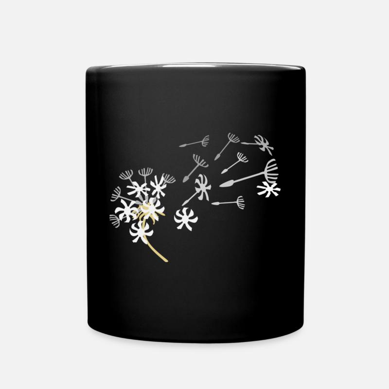 pusteblume 2 - Full Colour Mug - black