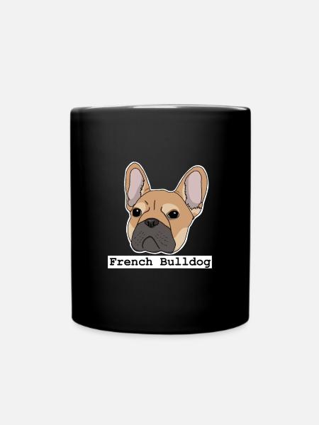 Bouledogue français, bouledogue français - Mug uni - noir