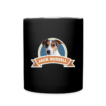Jack Russel, dog, gift idea - Full Colour Mug - black - Front