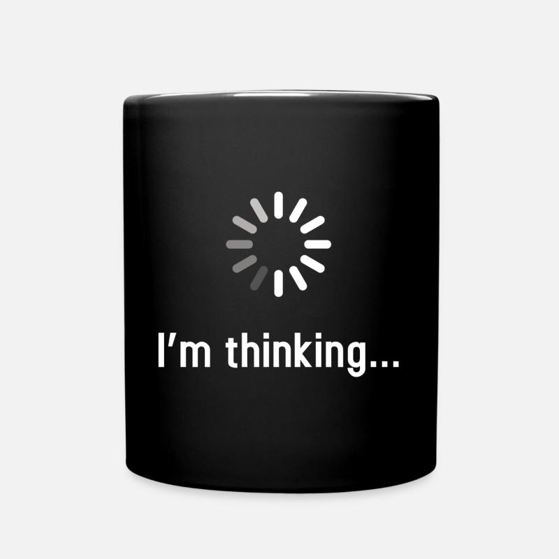 Je pense à Pc Computer Gamer Code - Mug uni - noir