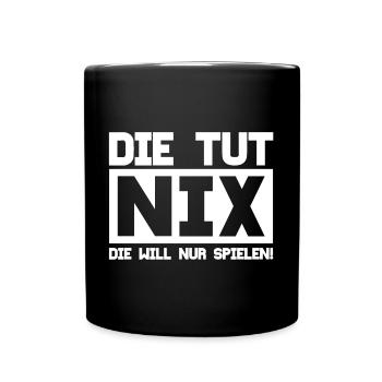 That does nothing - Full Colour Mug - black - Front