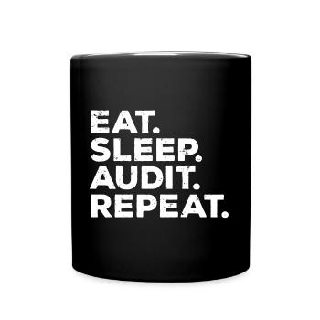 T-shirt de cadeau de vérificateur drôle - Mug uni - noir - Devant