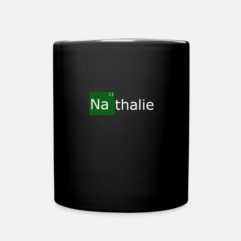 nathalie - Mug uni - noir