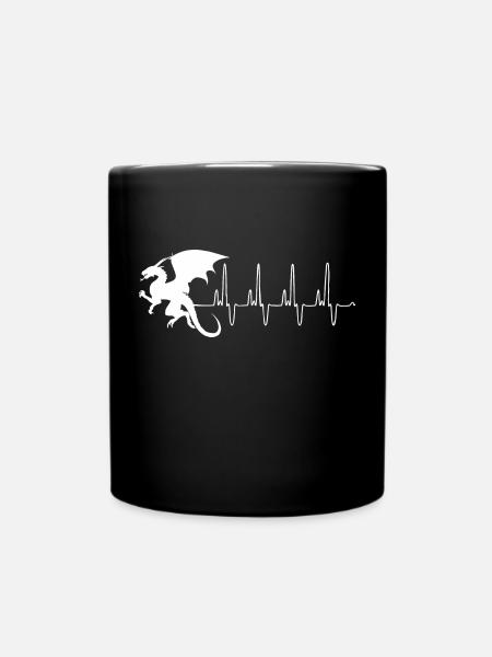 dragon - Full Colour Mug - black