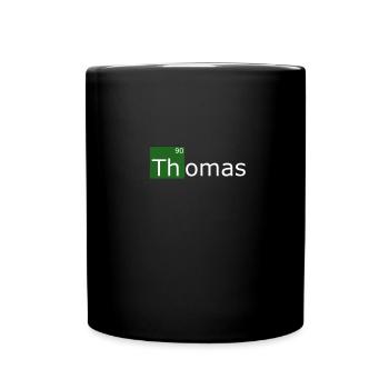 thomas - Tasse einfarbig - Schwarz - Vorne