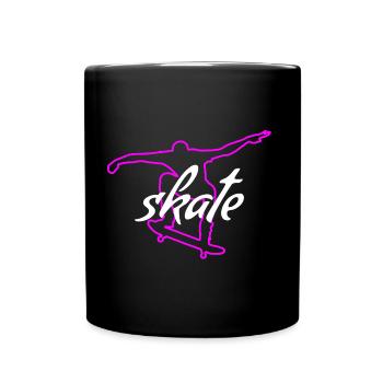 Skater - Full Colour Mug - black - Front