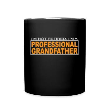 Je suis un grand-père professionnel de la meilleure famille - Mug uni - noir - Devant